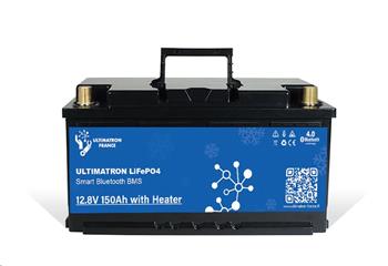 Baterie LiFePO4 12,8V 150Ah Ultimatron YX Smart BMS vyhřívaná