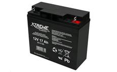 Baterie olověná 12V / 17Ah XTREME / Enerwell bezúdržbový gelový akumulátor
