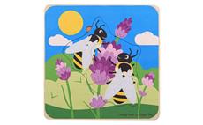 Bigjigs Toys Vkládací puzzle životní cykly včely