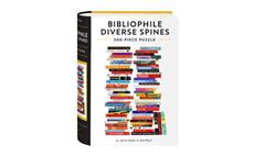 Chronicle Books Puzzle Bibliophile Diverse Spines 500 dílků