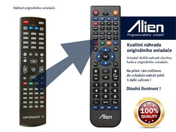Dálkový ovladač ALIEN Opensat 9700 HD PVR