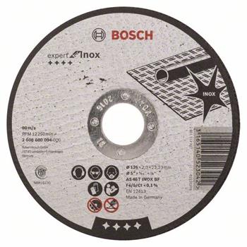 Dělicí kotouč rovný Expert for Inox - AS 46 T INOX BF, 125 mm, 2,0 mm BOSCH