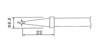 Hrot C1-4 pro mikropájku (ZD-30C, ZD-99, ZD-8906, ZD-8906L)
