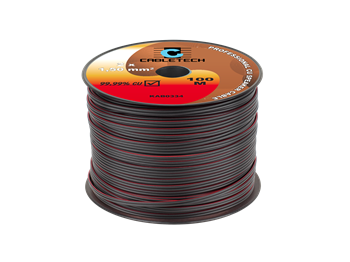 Kabel dvojlinka Cabletech KAB0334 2x 1,5 mm černá CU