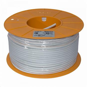 Kabel koaxiální Televes 413910 Cu / 100m / 6,9 mm / bílý / bezhalogenový / ClassA++