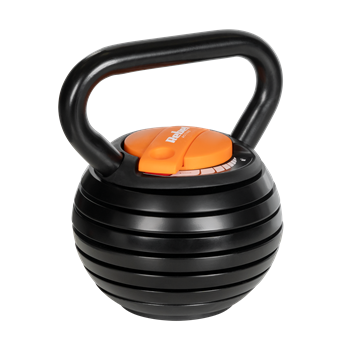 Kettlebell litinový nastavitelný 9 kg REBEL ACTIVE RBA-2324-9