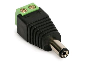 Konektor UTP/DC napájecí samec 5,5/2,1mm