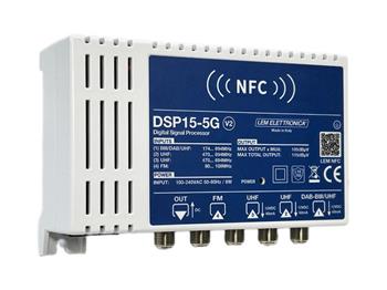 LEM DSP15-5G V2 automatický NFC programovatelný DVB-T/T2 zesilovač