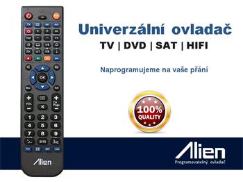 Náhradní dálkový ovladač SATELIT, TELEVIZE, DVD, VCR, HIFI