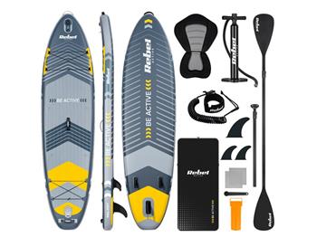 Paddleboard SUP REBEL ACTIVE RBA-4507-G - ŠEDÝ 335x84x15 cm