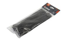 Pásky na vodiče černé, 540x7,6mm, 50ks, NYLON EXTOL-PREMIUM