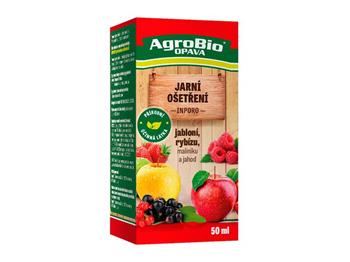 Přípravek k jarnímu ošetření jabloní, rybízu, maliníku a jahodníku AGROBIO Inporo 50ml