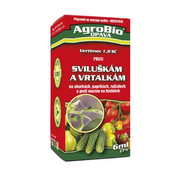 Přípravek proti sviluškám a vrtalkám AGROBIO Vertimec 1,8 SC 6ml