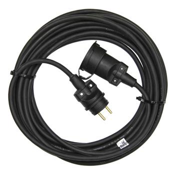 Prodlužovací kabel EMOS PM0505 černý spojka 30m / 3x 1,5mm gumový / IP65