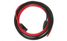 Solární kabel H1Z2Z2-K, 6mm2, červený+černý s konektory MC4, 3m